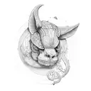 mark 9:23 written into a line tattoo design idea