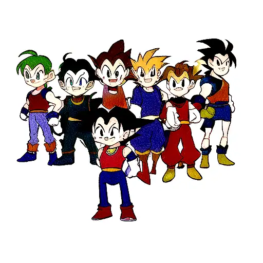 Goku, Vegeta, Sonic, Link, Mario, Scyther tattoo design idea