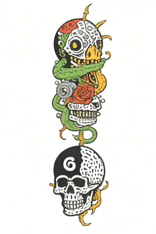 king gizzard and the lizard wizard tattoo design idea