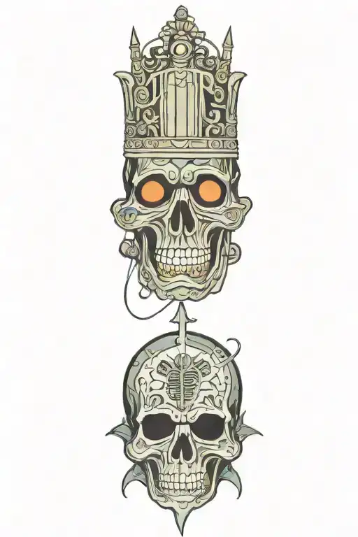 king gizzard and the lizard wizard ween  tattoo design idea