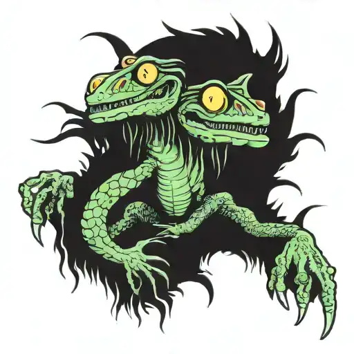 king gizzard lizard wizard tattoo design idea