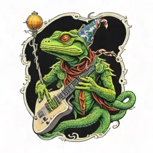 king gizzard lizard wizard managing infinity tattoo design idea