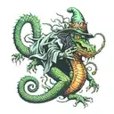 king gizzard lizard wizard tattoo design idea