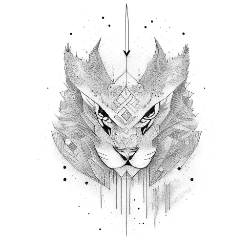 loner tattoo design idea