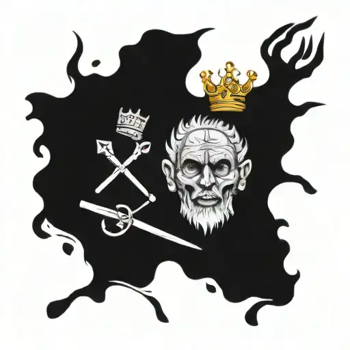 Macbeth, King Lear, King Claudius tattoo design idea
