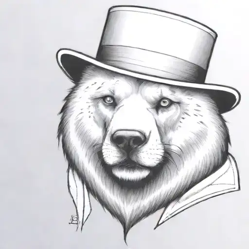 add some thick black lines tattoo design idea