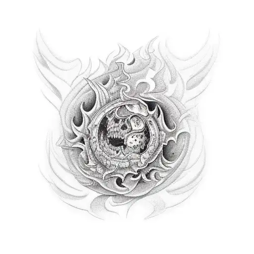 inferno tattoo design idea