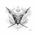 manta Ray  tattoo design idea