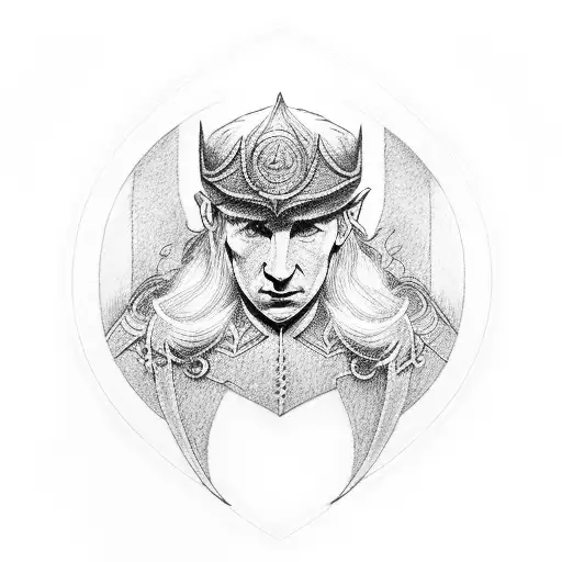 J. R. R. Tolkien logo tattoo design idea