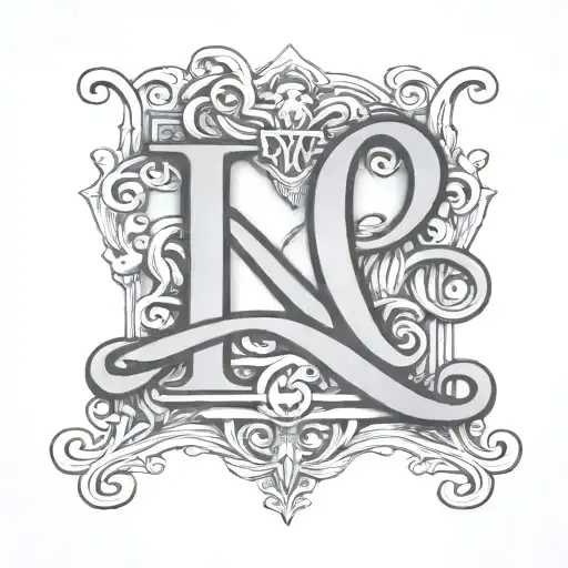 Initials NCA with roman numerals birthday 9-15-16 simple tattoo design idea