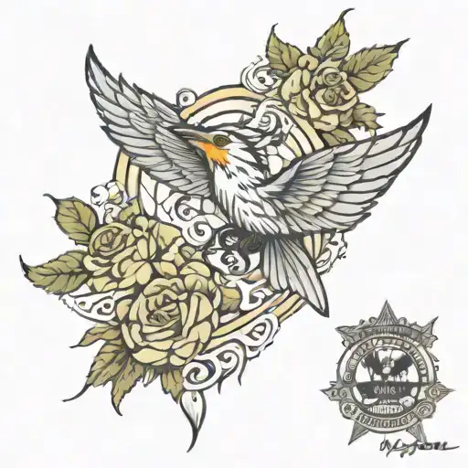 inspired by the song "army dreamers'  tattoo design idea