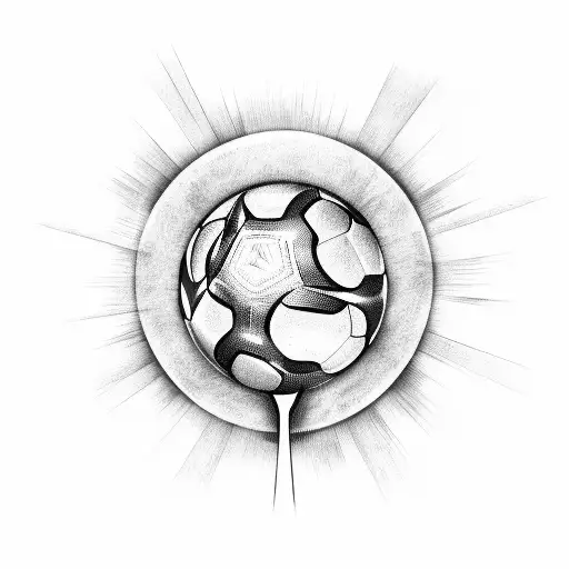 world cup 2022 argentina trophy sun tattoo design idea