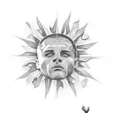 world cup 2022 argentina trophy sun tattoo design idea