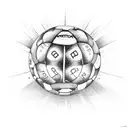 world cup 2022 argentina trophy sun tattoo design idea