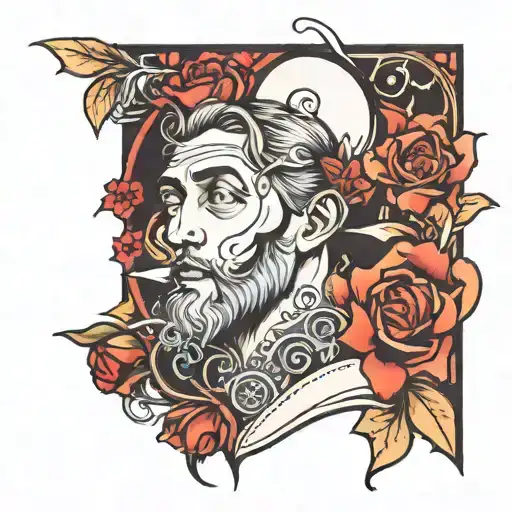 divine comedy tattoo design idea