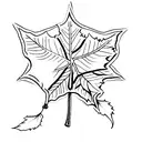 Maple Leaf tattoo design idea