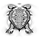 Turtle tattoo design idea
