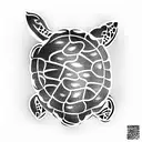 Turtle tattoo design idea