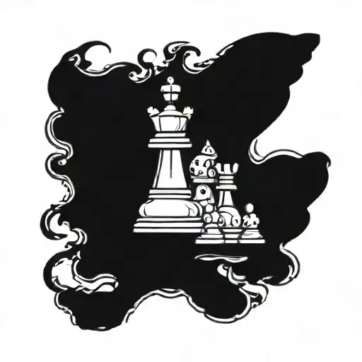 script of youll never be a king when youre acting like a pawn and the king and pawn chess pieces  tattoo design idea