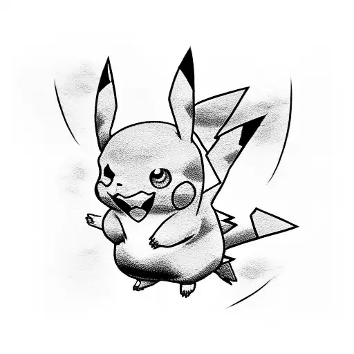 pikachu tattoo design idea