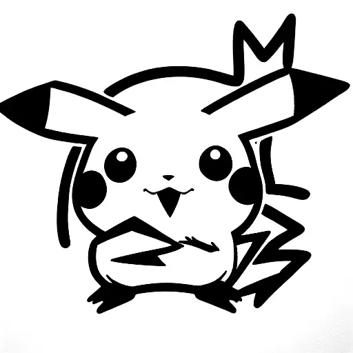 pikachu tattoo design idea