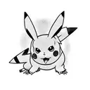pikachu tattoo design idea
