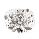 taurus tattoo design idea