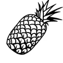 Pineapple tattoo design idea