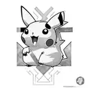 pikachu tattoo design idea