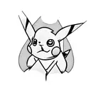 pikachu tattoo design idea