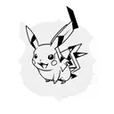 pikachu tattoo design idea