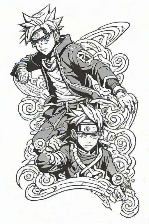 boruto karma tattoo design idea