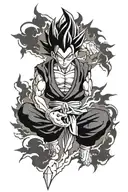 gohan ssj2 tattoo design idea