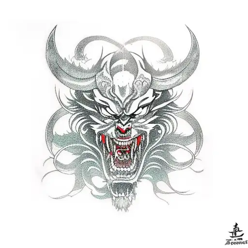 demon slayer anime  tattoo design idea