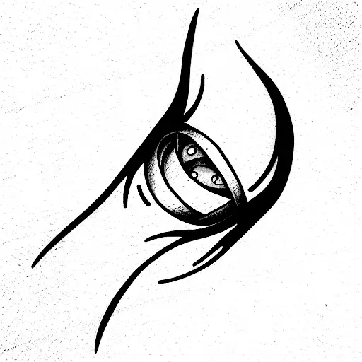 vampire bite  tattoo design idea