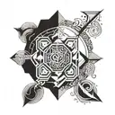 air earth water fire symbols in a band tattoo tattoo design idea