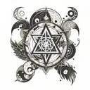 air earth water fire symbols in a band tattoo tattoo design idea