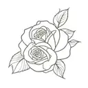 tangled yarn that turns into a rose tattoo design idea