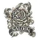 saloni name tattoo tattoo design idea