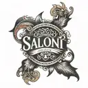 saloni name tattoo tattoo design idea