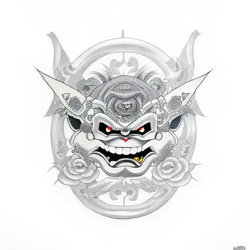 Majin boo tattoo design idea