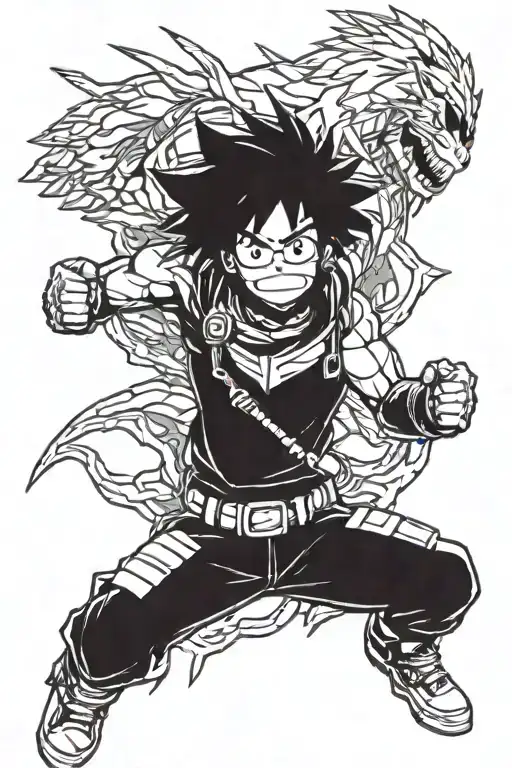 my hero academia tattoo design idea
