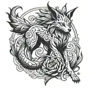 Kurama tattoo design idea