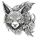 Kurama tattoo design idea