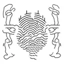 cat scratching with one paw tattoo design idea