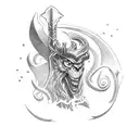 martillo de thor tattoo design idea