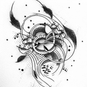 Genshin impact  tattoo design idea