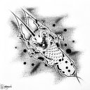Genshin impact  tattoo design idea