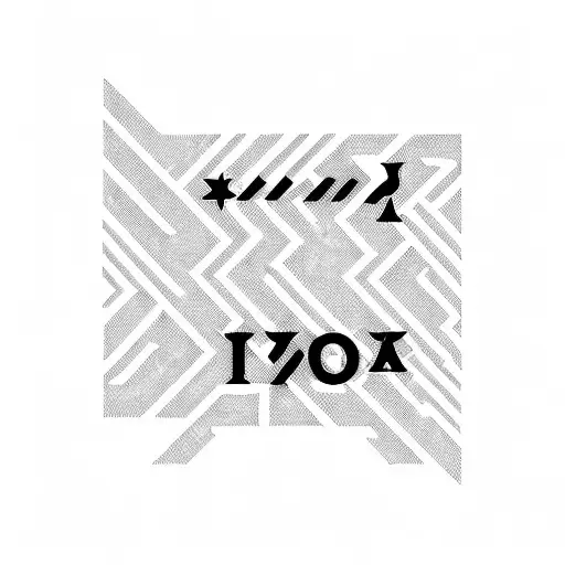 A tattoo of a barcode with your daughter's name embedded in it tattoo design idea