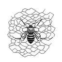 bumble bee tattoo design idea